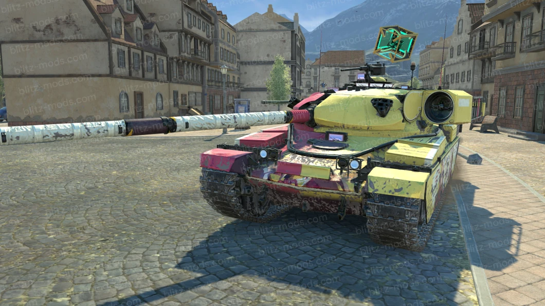 Skin "Sakura-落樱" for Chieftain Mk.6 (for Royal & Custodian camouflages)