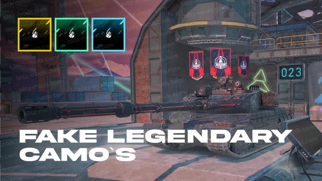 Fake legendary camouflages for WoTB 11.10