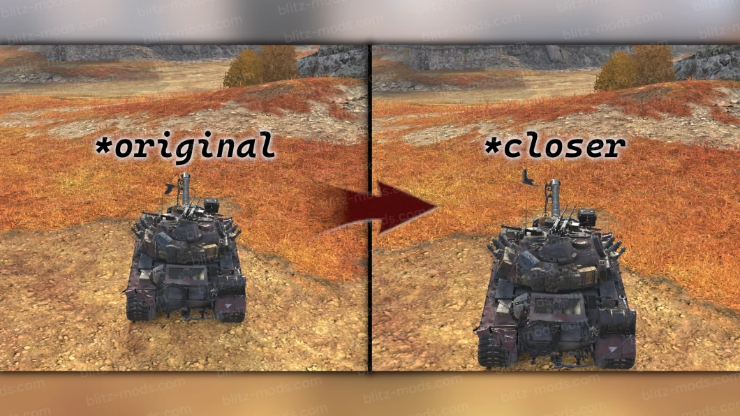 Adjusted Battle Camera: Closer